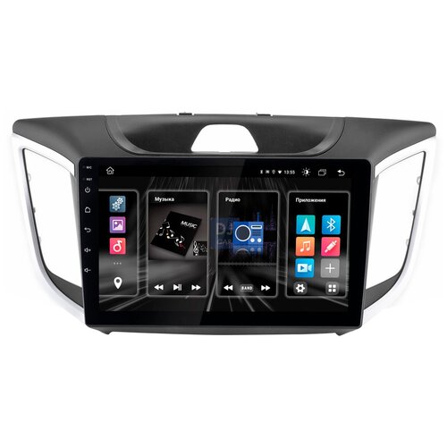 Штатная магнитола INCAR DTA2-2410c для Hyundai Creta 16 поддержка оригинальной камеры заднего вида не идёт в комплекте 3403600₽
