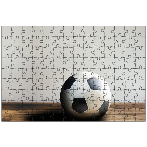 фото Магнитный пазл 27x18см."мяч, футбольный, футбол" на холодильник lotsprints