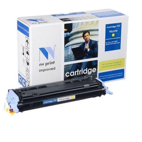 hp printer cartridge hp 123 tri color multicolour Картридж NV-Print для Canon i-SENSYS LBP5000/ 5100, Cartridge 707 Yellow