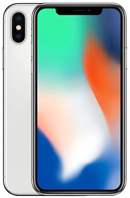 Смартфон Apple iPhone X 64 ГБ RU, 1 SIM, серебристый