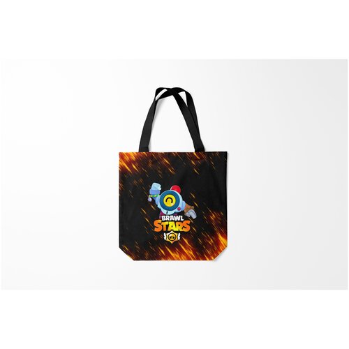 фото Сумка-шоппер / 40х40 см / геймерам / brawl stars nani. burnettie