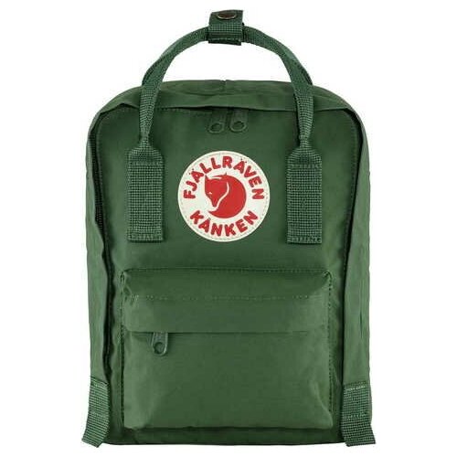 фото Fjallraven рюкзак kanken mini, зеленый, 20х13х29 см, 7 л