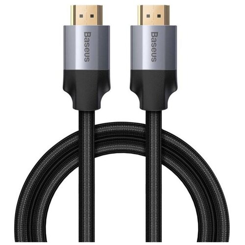Кабель-переходник Baseus Enjoyment Series 4KHD Male To 4KHD Male Adapter Cable 0.5m Dark Gray (WKSX000013)