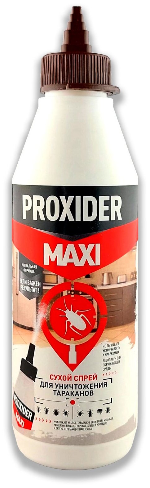 Порошок PROXIDER MAXI (Проксайдер макси) Средство от тараканов, муравьев и других ползающих насекомых, 500 мл, белый - фотография № 14