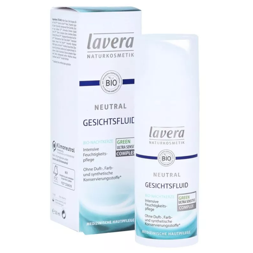 Lavera Neutral Gesichtsfluid Флюид для чувствительной кожи гипоаллергенный, 50 мл флюид для лица для чувствительной кожи lavera neutral facial fluid 50 мл