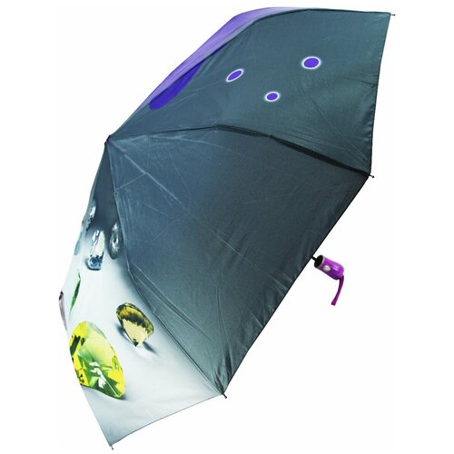 Женский складной зонт Rain-Brella автомат 176-9/фиолетовый