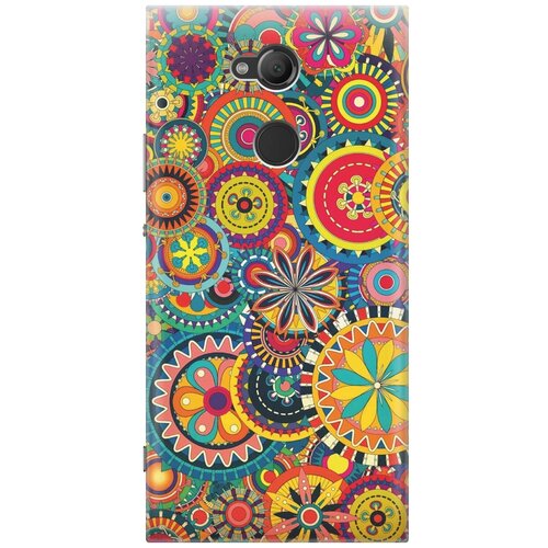 фото Re:pa накладка transparent для sony xperia xa2 ultra с принтом "яркий узор"