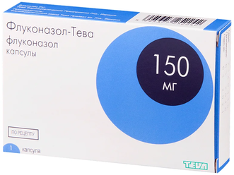 Флуконазол-Тева капс., 150 мг, 1 шт.