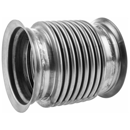 Гофра с фланцем d=114 мм L=160 мм Камаз евро 5 сильфон (64601203012) нержавейка