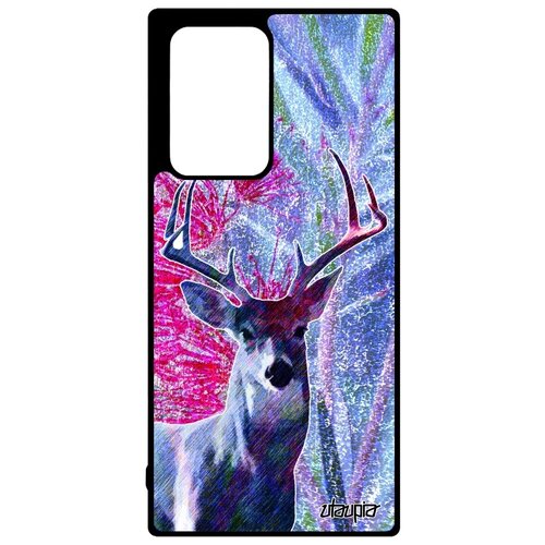 фото Необычный чехол на телефон // samsung galaxy note 20 ultra // "олень" лань стиль, utaupia, фуксия