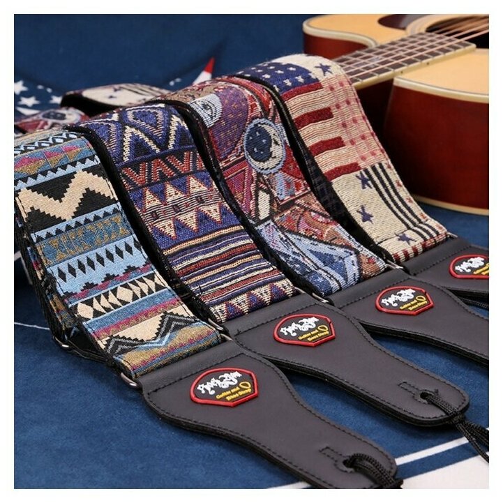 Ремень для гитары из текстиля
