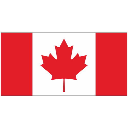 фото Флаги стран мира - "канада" наклейка - 300х150 мм. комплект 2 шт. сетлайн