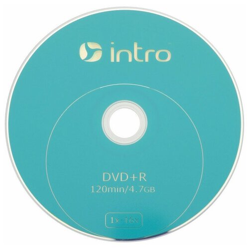 Носители информации DVD+R, 16x, Intro, Shrink/50, Б0016861