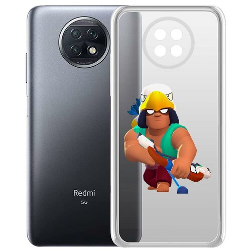 фото Чехол-накладка clear case brawl stars-бо для xiaomi redmi note 9t krutoff group