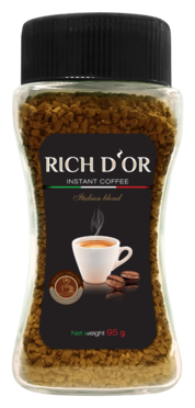 Кофе RICH D'OR IRISH CREAM сублимированный в стеклянной банке 100 г - фотография № 3