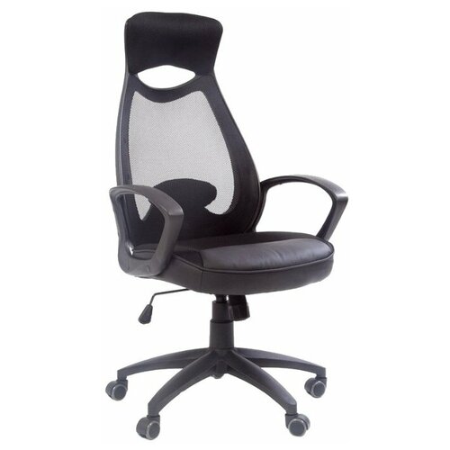 фото Офисное кресло chairman 840 черный пластик tw-04 серый