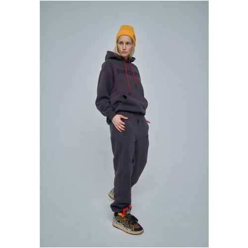 Спортивный костюм женский утепленный на флисе оверсайз Россия