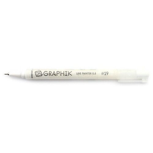 Derwent Ручка капиллярная Graphik Line Painter №19 белый