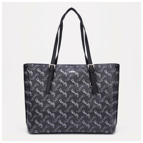 фото Сумка-тоут, отдел на молнии, цвет чёрный