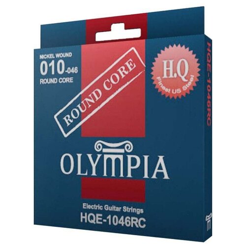 Струны для электрической гитары Olympia Round Core (10-13-17-26w-36-46), HQE1046RC