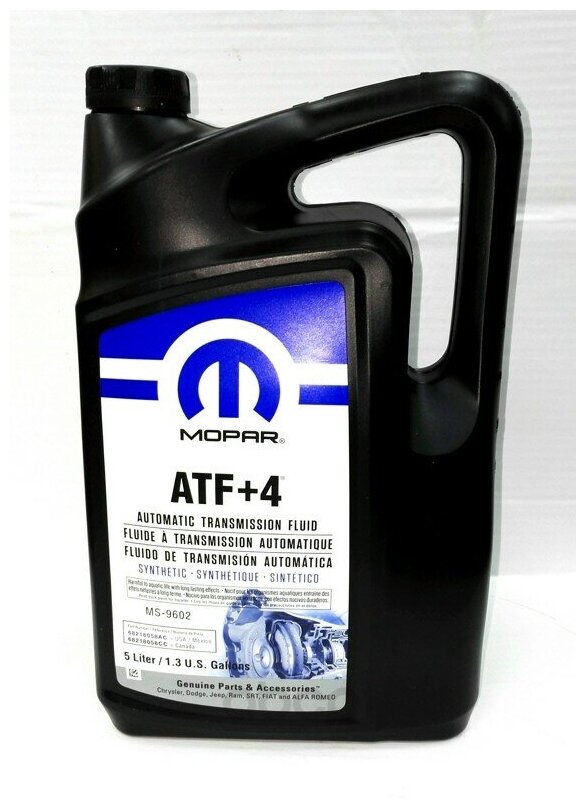 Масло Трансмиссионное Mopar Atf+4 Синтетическое 5 Л 68218058ac MOPAR арт. 68218058AC