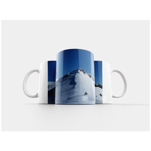 фото Кружка "пешие прогулки, гора, зима" 320 мл lotsprints