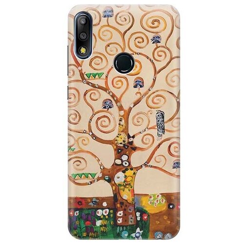 фото Ультратонкий силиконовый чехол-накладка для asus zenfone max pro (m2) zb631kl с принтом "климт" gosso