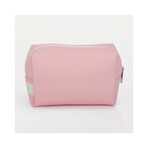 фото Косметичка на молнии, цвет розовый