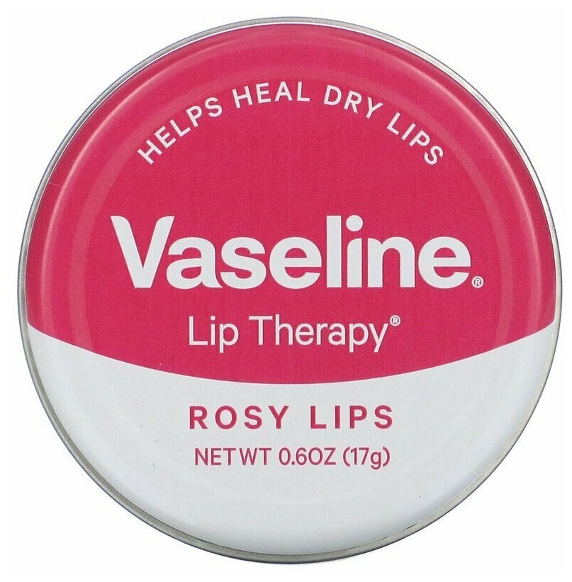 Vaseline, Lip Therapy, Rosy Lips, бальзам для губ, 17 г