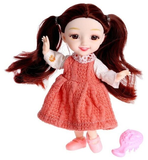 Кукла модная шарнирная «Лиза» с аксессуаром