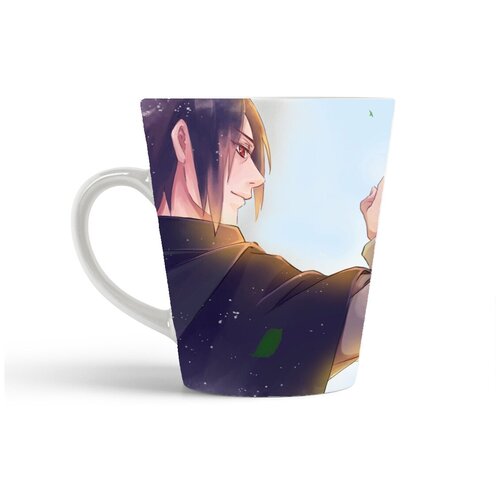 фото Кружка-латте coolpodarok аниме наруто наруто и саске naruto naruto & saske( два мальчика бьют кулак в кулак)