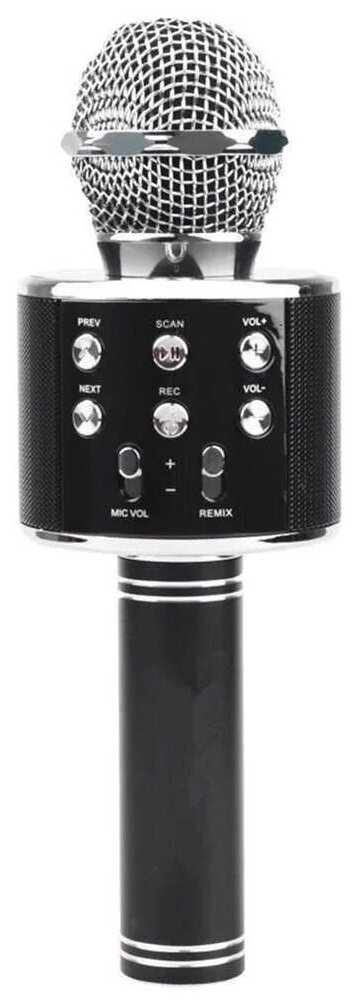 Беспроводной мультифункциональный микрофон для караоке с динамиком Микрофон для живого вокала Беспроводной караоке микрофон – колонка