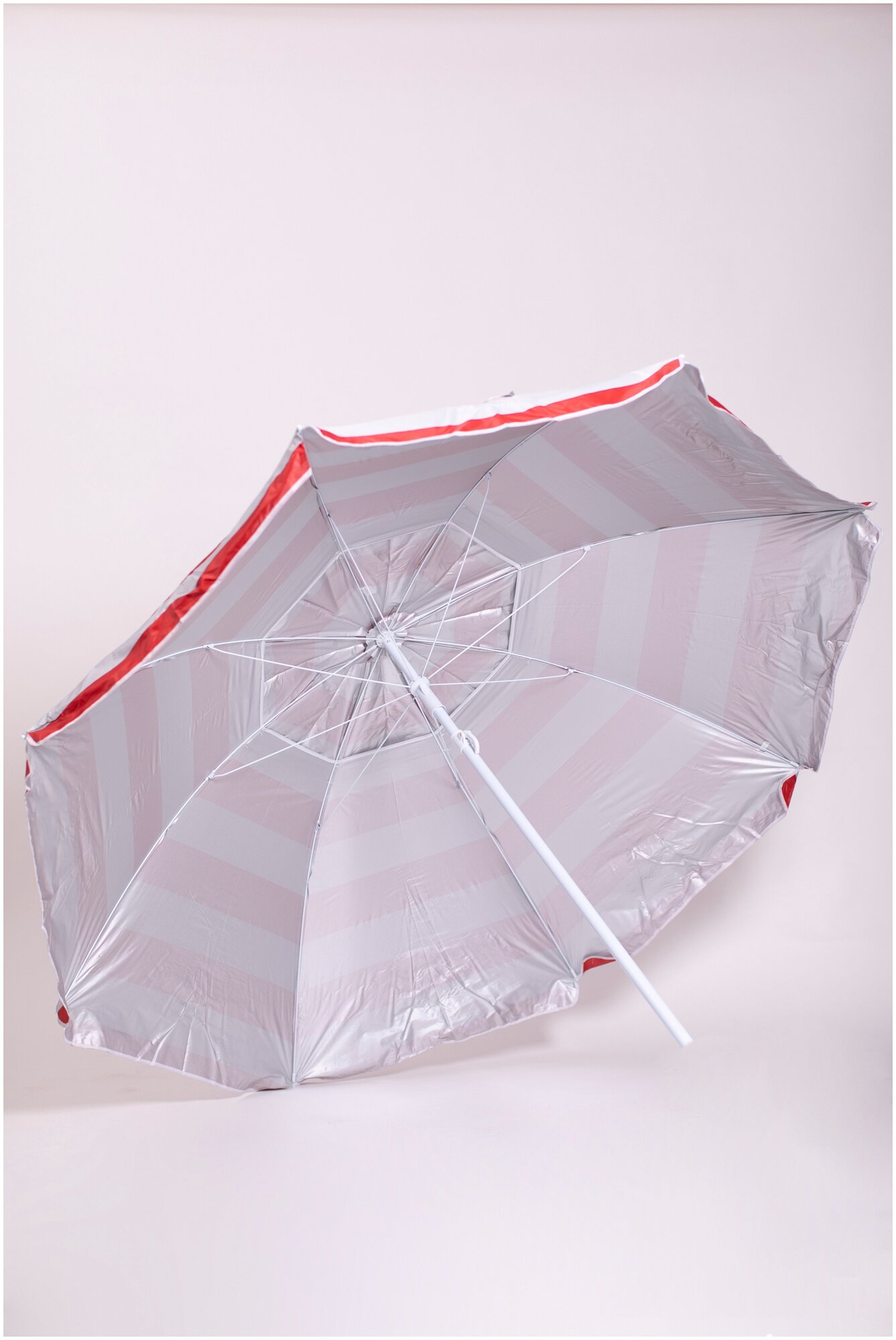 Зонт пляжный, солнцезащитный 2.2 м 8 спиц, . ткань-плащевка. с клапаном. - фотография № 4