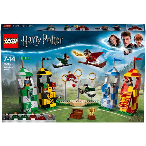 LEGO Harry Potter 75956 Матч по квиддичу, 500 дет. брелок harry potter золотой снитч