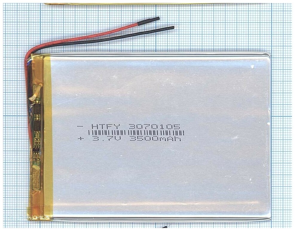 Аккумулятор Li-Pol (батарея) 3x70x105mm 2pin 3.7V/3500mAh