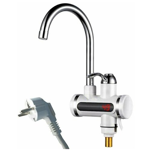 Водонагреватель кран проточный электрический для дачи с температурным дисплеем 239800₽