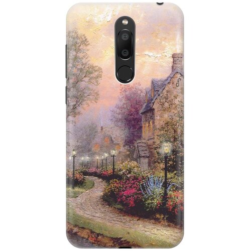 фото Re:pa накладка transparent для meizu m6t с принтом "сиреневый вечер"