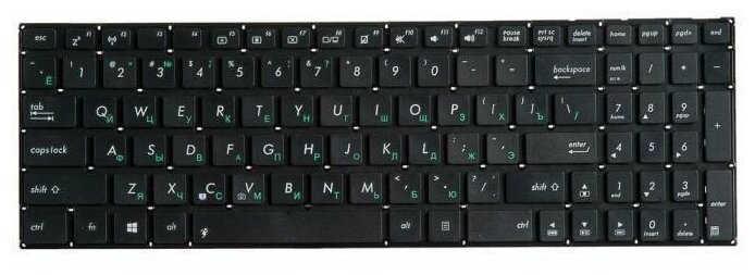 Клавиатура keyboard для ноутбука Asus A56 A56C A56CA A56CB A56CM K56 K56C K56CB 0KNB0-PE1RU13 803₽