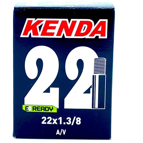 Велокамера Kenda 22x1-3/8 A/V велокамера kenda 26 x2 35 2 75 extreme стенка 1 20 мм a v 512685