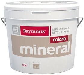 Декоративное покрытие Bayramix Мраморная штукатурка Micro Mineral 674 15 кг