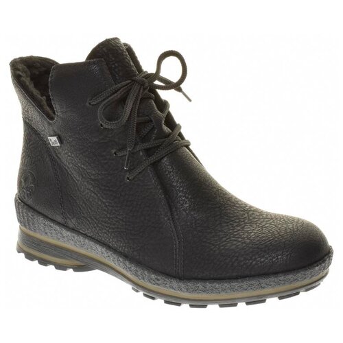 фото Ботинки rieker женские зимние, размер 36, цвет черный, артикул z2404-00