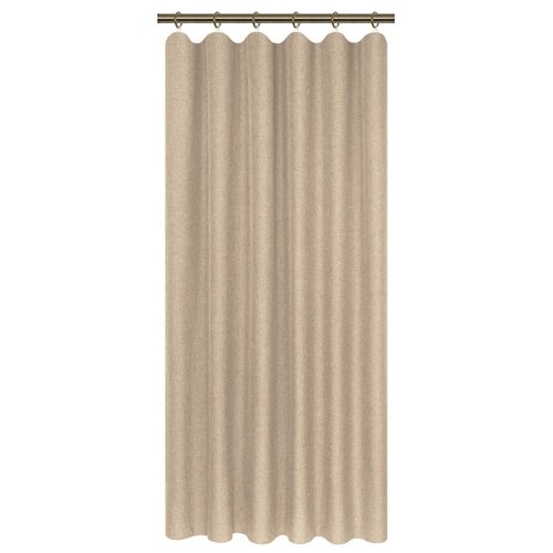 Штора Linen Way Савана на ленте 145х260 см бежевый 870₽