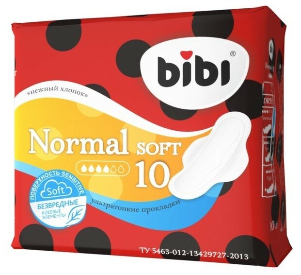 Прокладки "BiBi" Normal Soft, 10 шт.