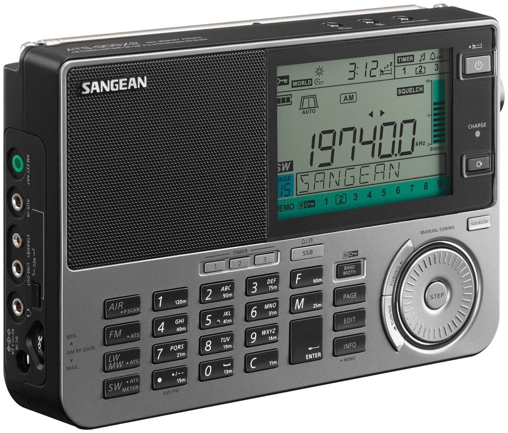Радиоприемник Sangean ATS-909X2 (Graphite)