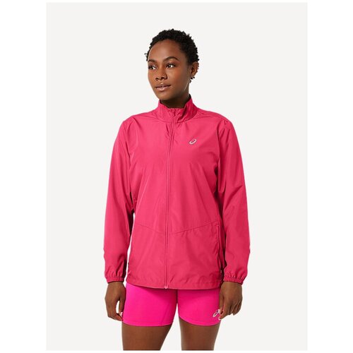 Куртка спортивная ASICS, размер M, розовый, фуксия куртка asics core jacket женщины 2012c341 701 m