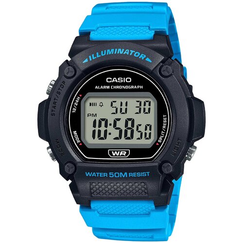 Наручные часы CASIO Наручные часы Casio Collection W-219H-2A2, синий