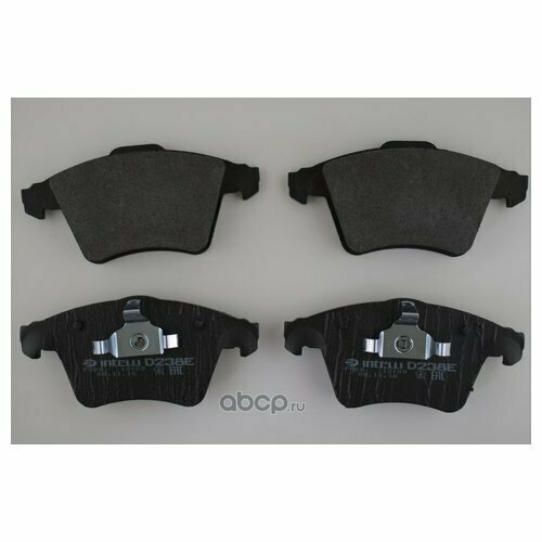 Колодки тормозные дисковые /комплект 4 шт/ Intelli D238E