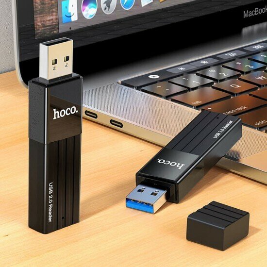 Картридер HOCO HB20 USB 30 012140 Черный