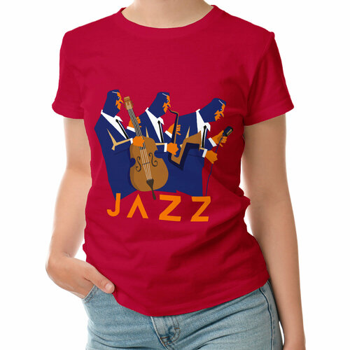 фото Футболка roly, размер l, красный