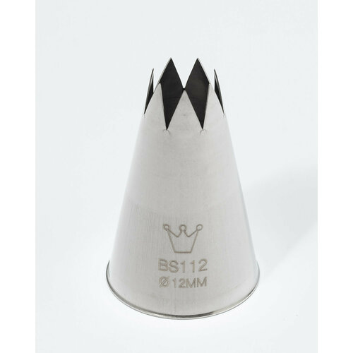 Насадка кондитерская, кулинарная Martellato Открытая звезда 30/12х50мм, нерж. сталь